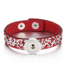 sublimation button rope bracelet leather bracelet