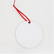 88.9*88.9mm sublimation christmas  round mdf ornaments ornament