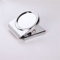sublimation blank metal  fridge magnet metal clips-silver color