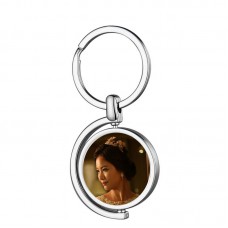 sublimation blank metal  keychains  two sided printing