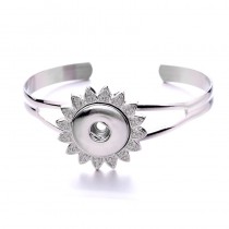 sublimation zircon button bracelets diy bracelet  bbrs107
