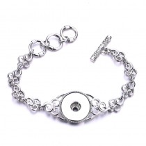 sublimation zircon button bracelets diy bracelet  bbrS155