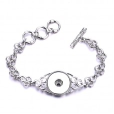 sublimation zircon button bracelets diy bracelet  bbrS155