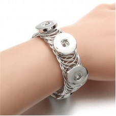 sublimation zircon button bracelets diy bracelet  bbrs107