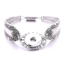 sublimation zircon button bracelets diy bracelet  bbrs105