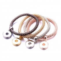 sublimation zircon button bracelets diy bracelet  bbrs001