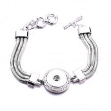 sublimation zircon button bracelets diy bracelet  bbrS166