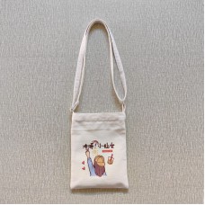 sublimation linen small shoulder bag