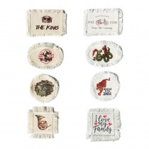 sublimation blank polyester hat patches patch
