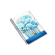 A5- sublimation blank  notebook with white plastic PET  