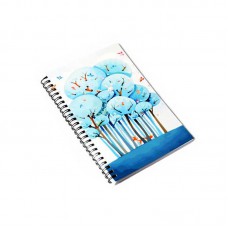 A5- sublimation blank  notebook with white plastic PET  