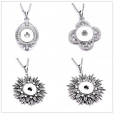 sublimation button necklaces pendants necklace pendant