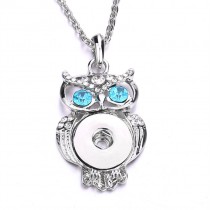 sublimation  button owl necklaces pendants  necklace pendant
