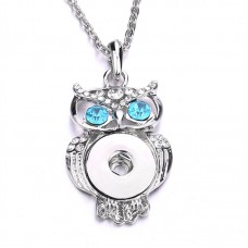sublimation  button owl necklaces pendants  necklace pendant