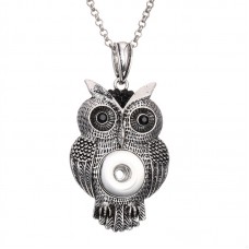 sublimation  button owl necklaces pendants  necklace pendant