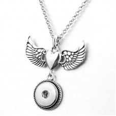 sublimation wings wing button necklaces pendants necklace pendant