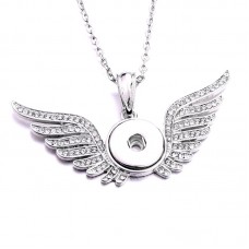 sublimation wings wing button necklaces pendants necklace pendant