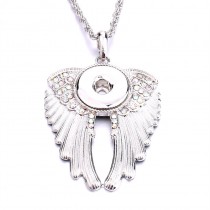 sublimation wings wing button necklaces pendants necklace pendant