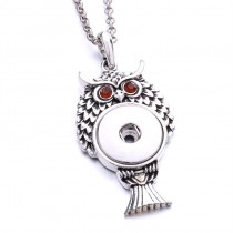 sublimation  button owl necklaces pendants  necklace pendant