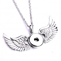 sublimation wings wing button necklaces pendants necklace pendant