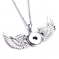 sublimation wings wing button necklaces pendants necklace pendant
