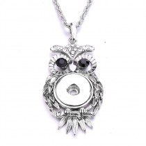 sublimation  button owl necklaces pendants  necklace pendant
