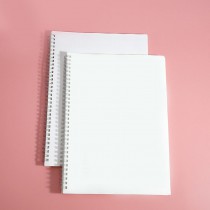 A4- sublimation blank  notebook with white hard paper