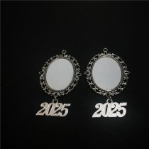 sublimation blank big oval graduation charms 2025