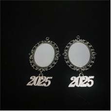 sublimation blank big oval graduation charms 2025