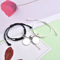 sublimation blank rope bracelets for valentine's day
