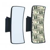 sublimation blank Plastic hair clip accessory with subilmation pu