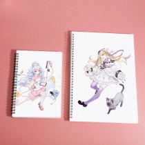 A5- sublimation blank  notebook with white hard paper