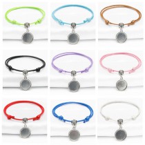 sublimation blank cheaper rope bracelets bangles