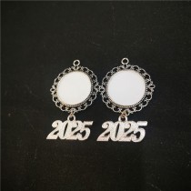 sublimation blank round graduation charms 2025