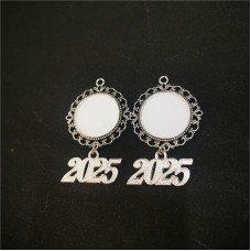 sublimation blank round graduation charms 2025