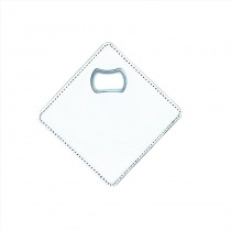  sublimation blank metal  bottle opener coaster