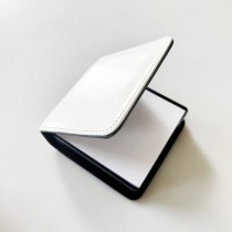 sublimlation pu leather memo pad-square box