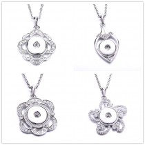 sublimation button necklaces pendants necklace pendant