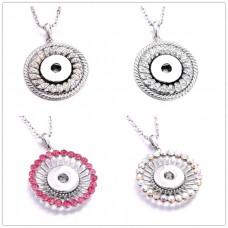 sublimation button necklaces pendants necklace pendant