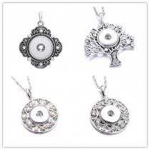 sublimation button necklaces pendants necklace pendant