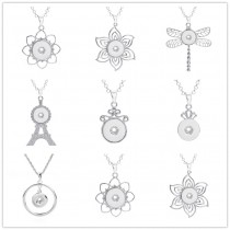 sublimation button necklaces pendants necklace pendant