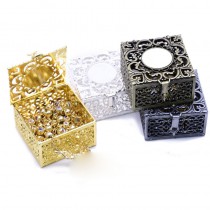 sublimation blank metal  box for necklaces
