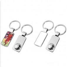 sublimation blank  metal keychains 