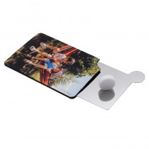 sublimation blank pu leather Stainless steel mirror