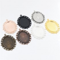 30*40MM one sided printing-sublimation blank oval  charms - jewelry part
