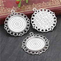 25MM round one sided printing-sublimation blank charms - jewelry part