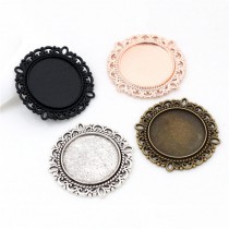 20MM-sublimation blank round charms - jewelry part