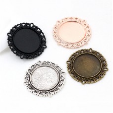 20MM-sublimation blank round charms - jewelry part