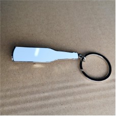 sublimation blank  bottle opener metal keychains 