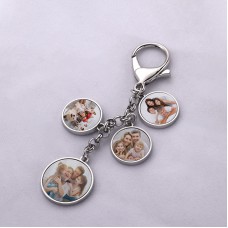 sublimation blank  metal keychains 